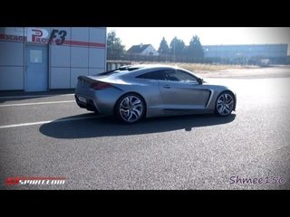 Furtive eGT Electric Hypercar - Track Ride and Shots