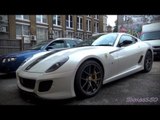 Ferrari 599 GTO - Startup, Rev, Driving and Acceleration