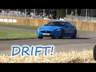Jaguar XKR-S Coupe - Blasting up the Hillclimb (Plus a little drift)