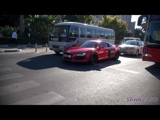 FOIL RED Audi R8 - Huge Acceleration