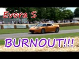 Lotus Evora S - BURNOUT! Track Accelerations and Evora Race Car