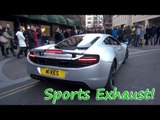 McLaren MP4-12C Sports Exhaust - Startups and Driving in London