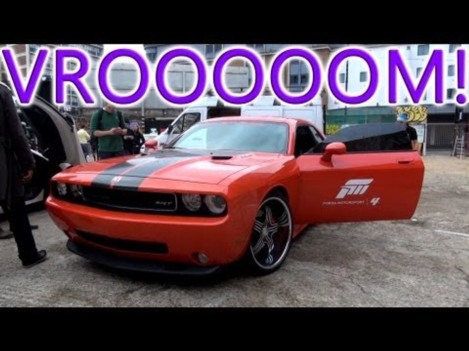 More Insane Dodge Challenger Revs