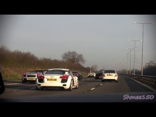 [Shmee Special] Supercar Convoy; Xbow, 458, Superleggera, Scuderia, CTR3, 991, R8 & more!