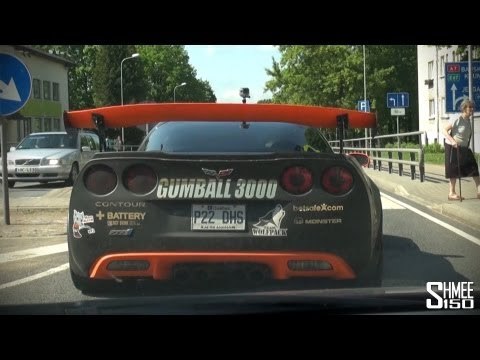 Gumball 3000 2013: Seriously loud supercharged Corvette
