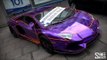 SEIZED: Purple-Chrome Lamborghini Aventador in London