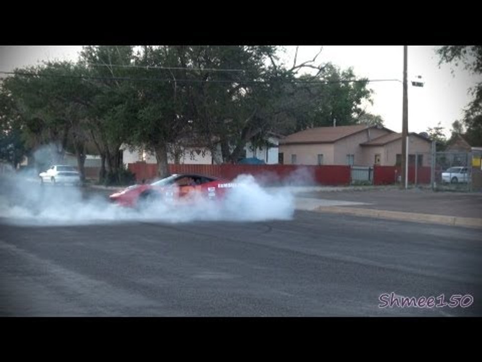 Gumball 3000 2012: Ferrari 458 Italia DONUT!
