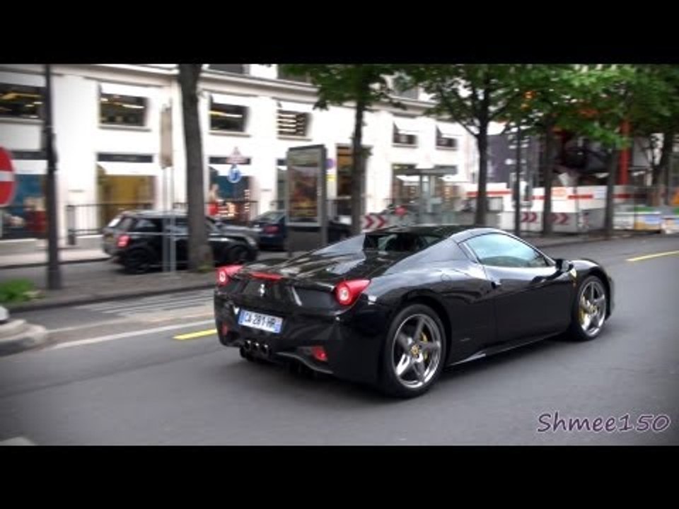 Ferrari 458 Spider - Drivebys in Paris
