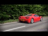 Ferrari 458 Challenge - Loud Sound on the Road!   599 GTO, 275 GTB