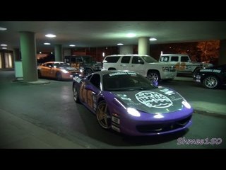 Gumball Cars take a rest after the Indy 500