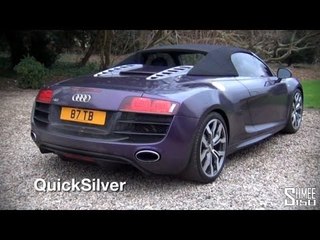Shmeemobile R8 V10 QuickSilver Exhaust - Comparison with stock