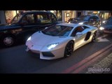 Lamborghini Aventador with Capristo Exhaust - Startup and Driving in London