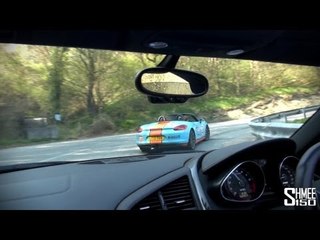 QuickSilver R8 V10 Spyder blasts mountain roads (Route Napoleon)