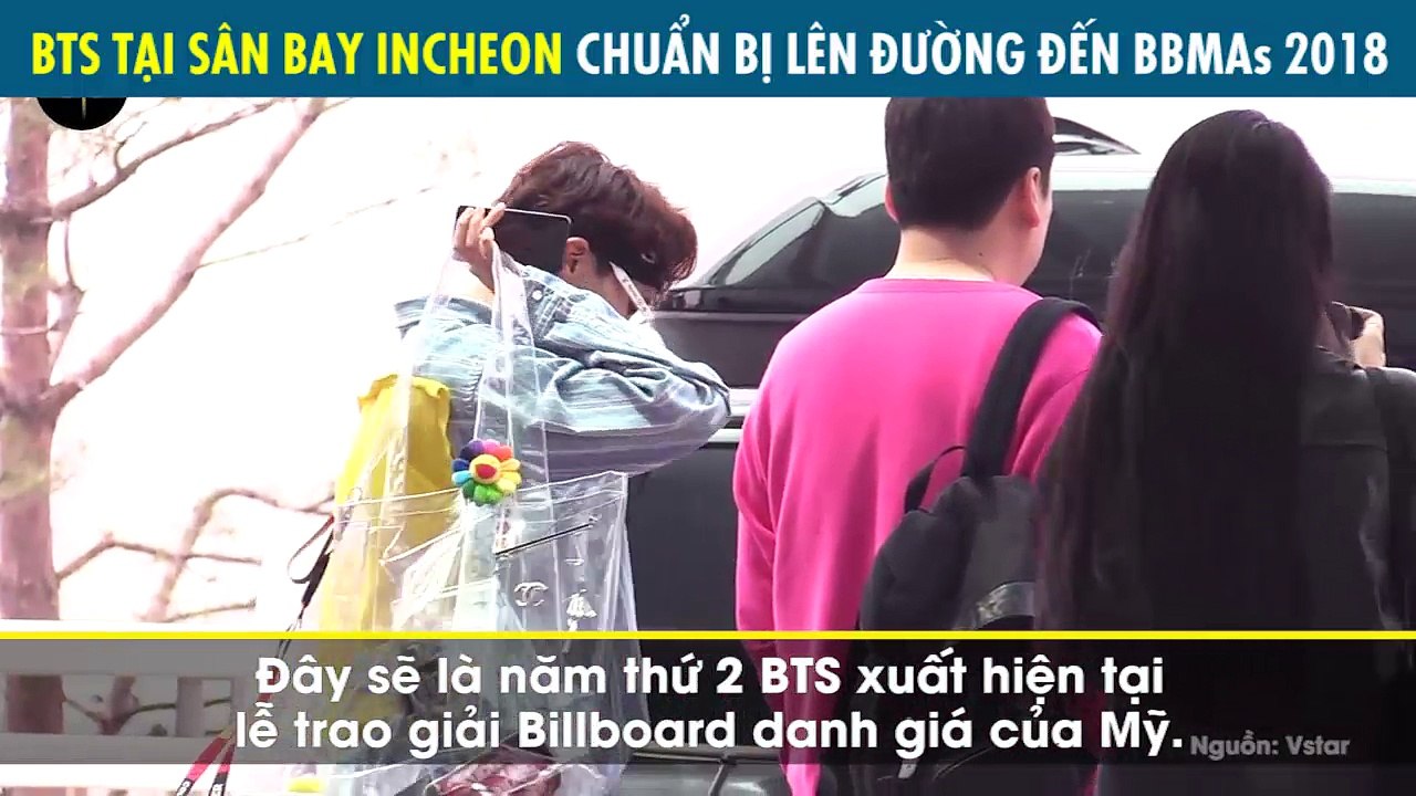 BTS "chất lừ" xuất hiện ở sân bay Incheon sáng nay, chào tạm biệt fan trước khi lên đường đến dự lễ trao giải Billboard