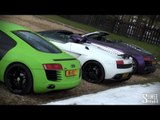 Supercar Drive: Performante, QuickSilver R8 V10, Lumo Green R8 V8