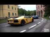 Lambos in the Hills - Flybys from SV, Aventador, LP560, Murcielago, Countach