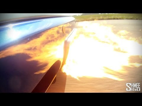 Koenigsegg CCX firing EPIC FLAMES!