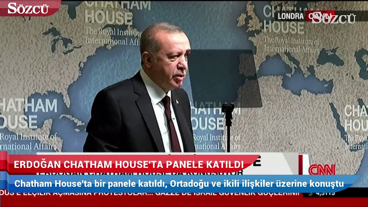 Erdoğan chatham house panel