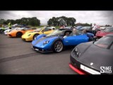 World's Best Car Park? 4 Zondas, 3 Enzos, Veyron, CCR Revo, Gumpert, XJ220S etc!