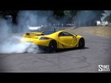 GTA Spano - Donuts, Burnout and Flybys on Track
