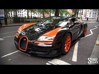 Bugatti Veyron Vitesse WRC - Startup and Loading in London