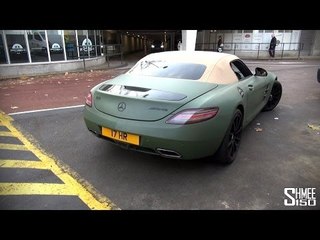 Military Green Mercedes SLS Roadster with Capristo - Revs and Overview
