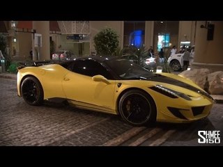 Matte Yellow Mansory Siracusa 458 - Revs in Dubai