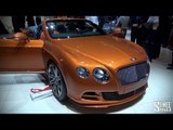 STAND TOUR: Bentley New GT Speed and Flying Spur V8 at Geneva 2014