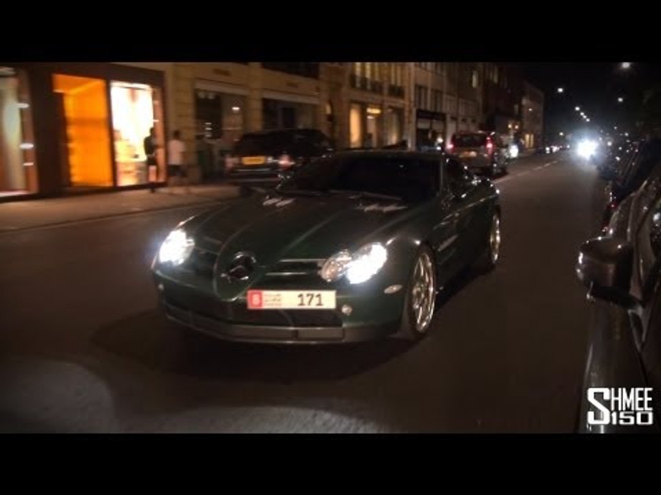 GREEN Brabus McLaren Mercedes SLR - Cruising th...