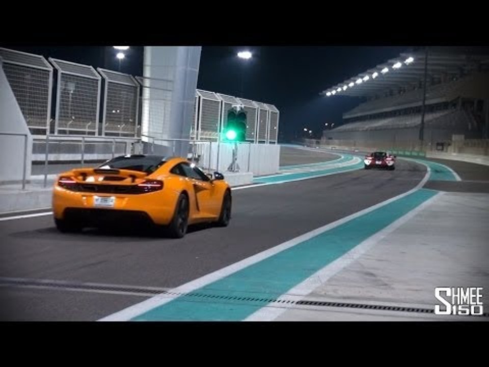 McLaren 12C and P1 on Track for Pure McLaren at Yas Marina