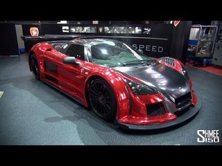 UP CLOSE: Red Chrome Gumpert Apollo S at Geneva 2014