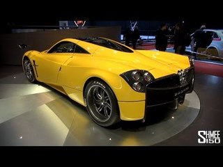 FIRST LOOK: Yellow Pagani Huayra at Geneva 2014