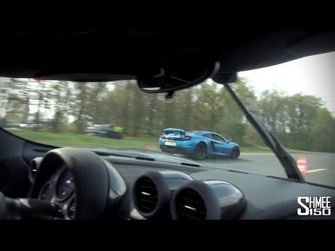 Koenigsegg CCX Edition versus McLaren 12C Drag Race