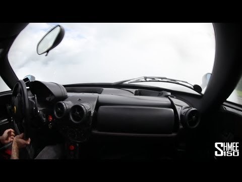 Ferrari Enzo - Crazy Donuts, Powerslides and 195mph Onboard