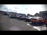 Gumball Cars Unloaded at Prestwick Airport in Scotland