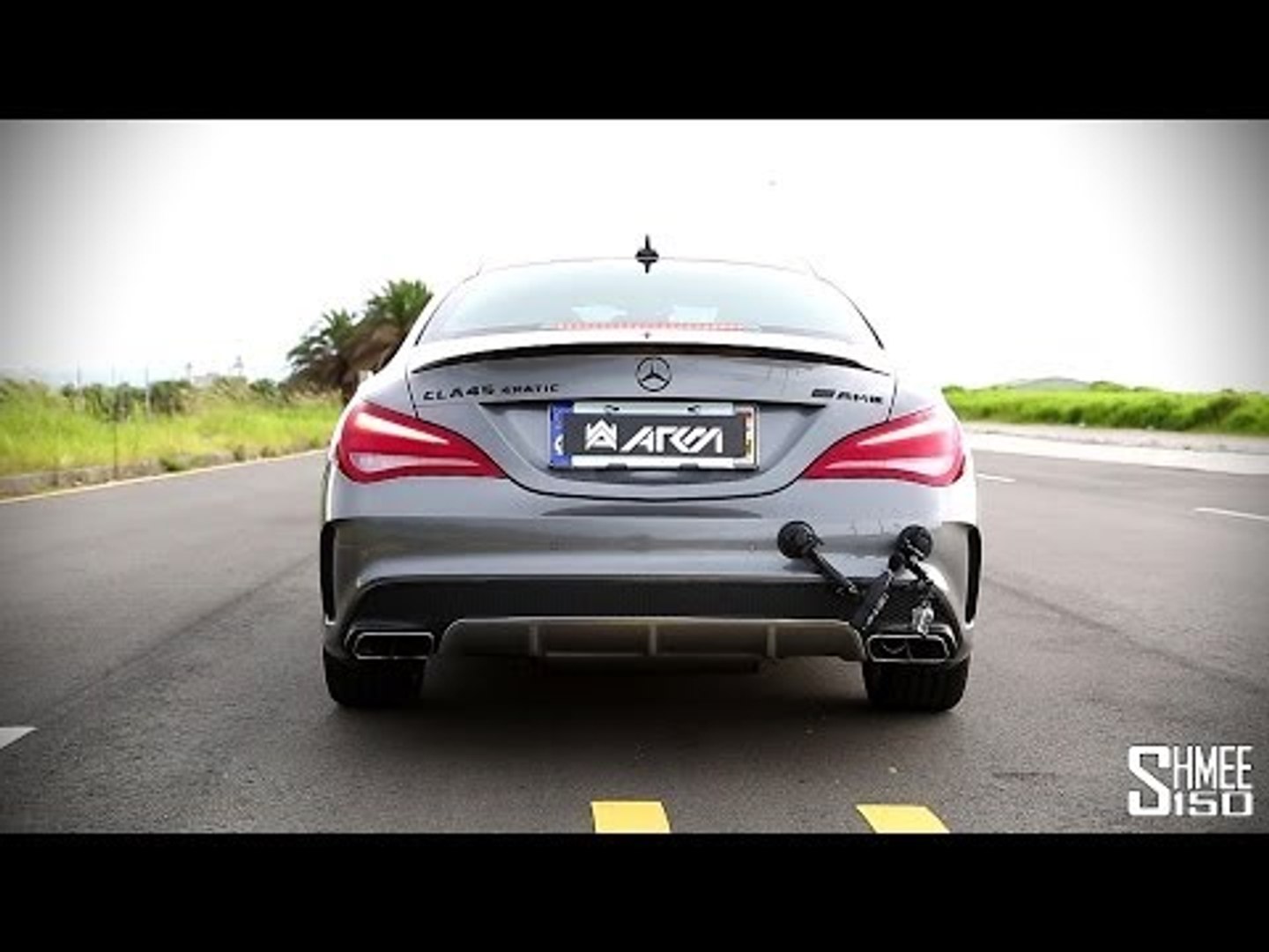 Mercedes Cla 45 Amg And 5 Armytrix Performance Exhaust Road Sounds Video Dailymotion