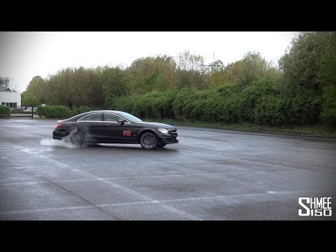 Brabus CLS 850 - Powerslides and Burning Rubber