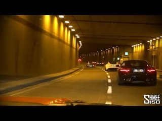 Nine Jaguar F-Type R Coupes Roar Through Italian Tunnels 🚗💨