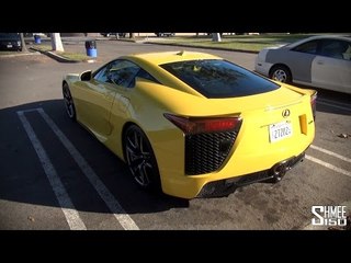 Lexus LFA - Exterior Tour, Start and Revs