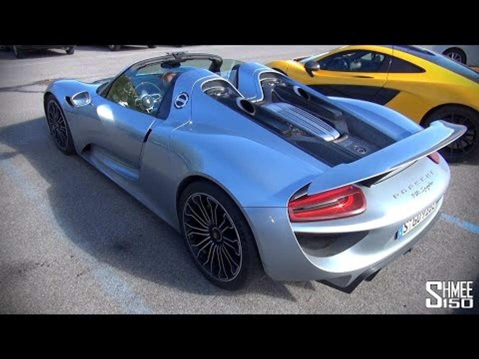 Porsche 918 Spyder Sounds - Startups and Revs