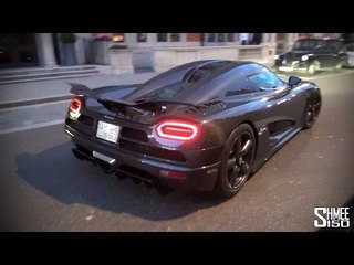 Full Carbon Koenigsegg Agera R in London - Starts and Sounds