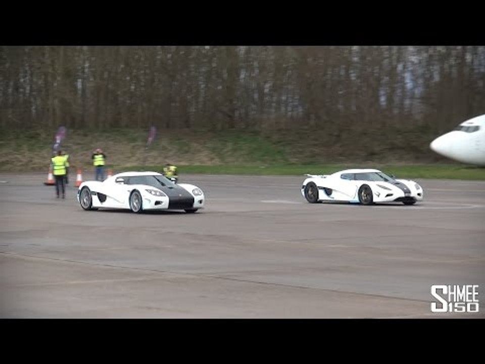 DRAG RACE: Koenigsegg Agera N vs Koenigsegg CCX - Vmax Stealth
