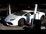 Lamborghini Huracan at SEMA with Center-lock Wheels