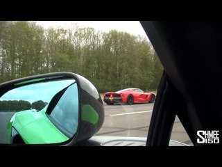 DRAG RACE: LaFerrari vs McLaren 650S - Vmax Hypermax