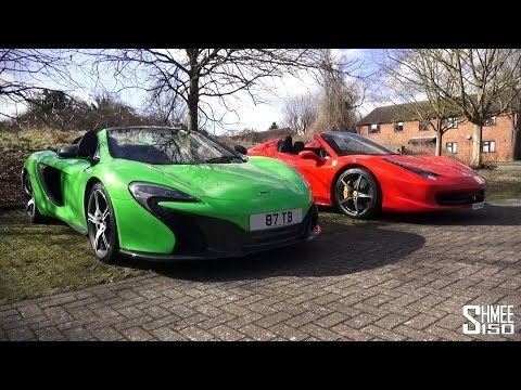 Spiders Inside-Out: McLaren 650S and Ferrari 458