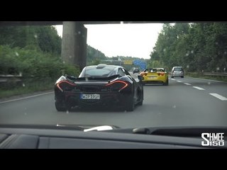 Convoying with McLaren P1 on Germanys Supercars Rallye