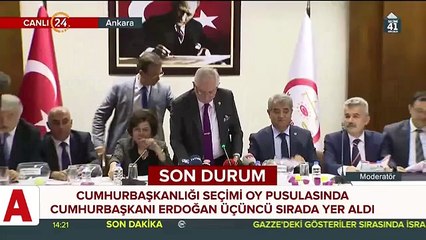 Cumhurbaşkanı adaylarının oy pusulasındaki sıralaması belli oldu