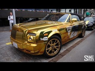 Team Goldfinger Rolls-Royce Drophead - Gumball 3000 2015
