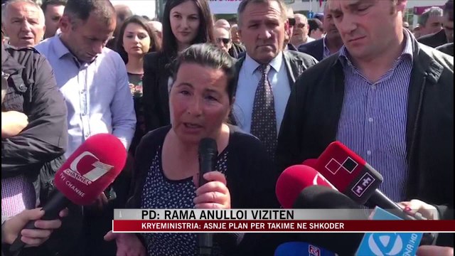 PD: Rama anulloi vizitën në Shkodër për shkak të protestës - News, Lajme - Vizion Plus