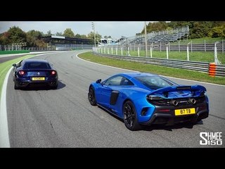 675LT and FF Photoshoots on Monza GP Circuit and Parabolica